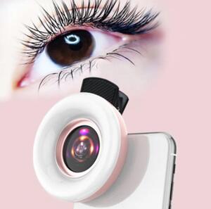 휴대폰 접사렌즈 광각 셀카 사진촬영 셀카램프